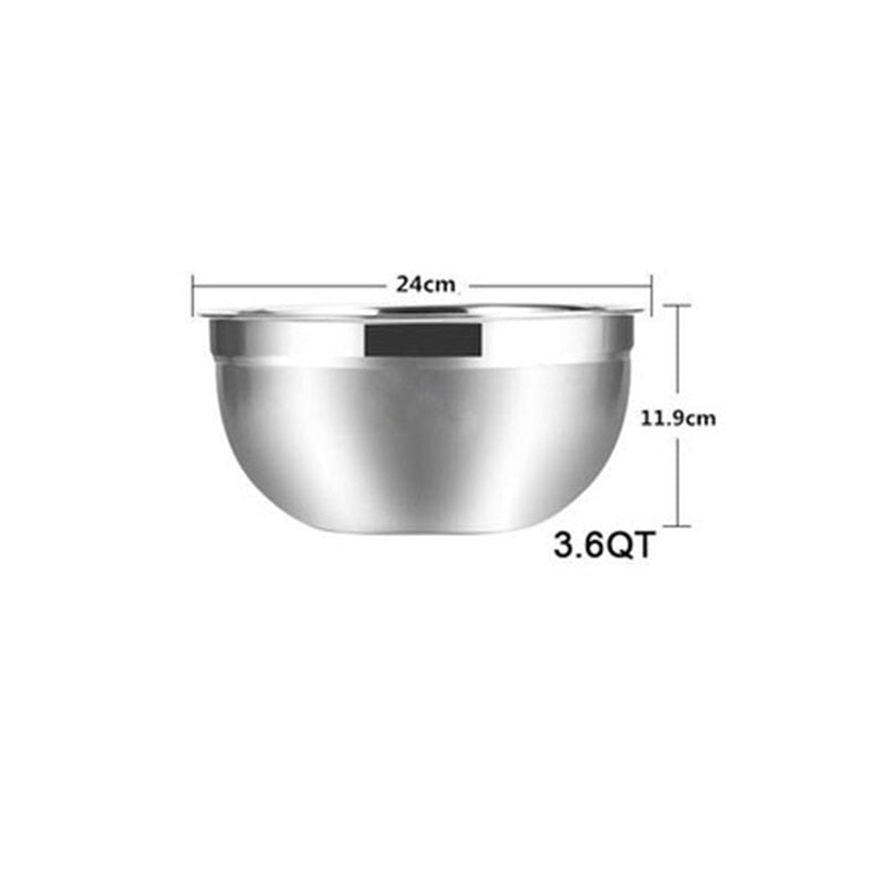 Modern kitchen, comfort and elegance, tools and more Stainless Steel Mixing Bowls Non Slip Nesting Whisking Bowls Set Mixing Bowls For Salad Vegetables Eggs Cooking Baking