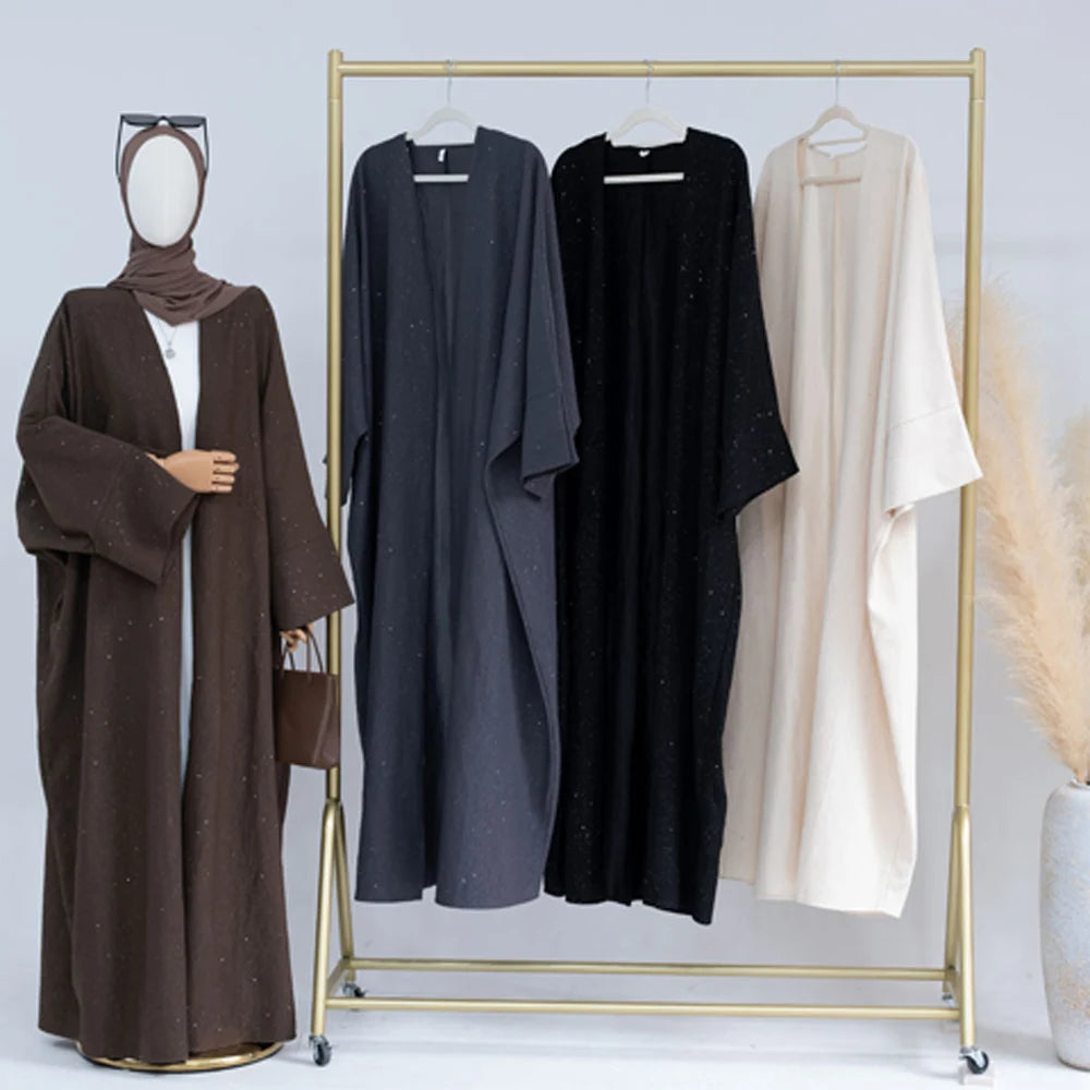 RETAL STYLE Abaya for Women UAE Dubai , Clothing Turkey Modest Outwear Winter