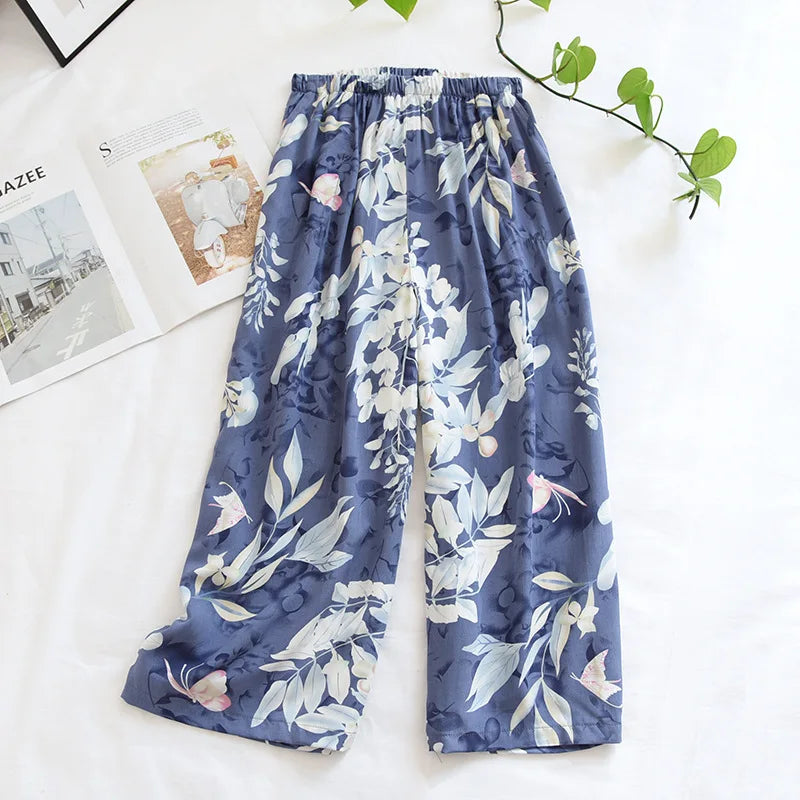 New ladies summer, shorts cropped pants thin section ,soft artificial cotton loose, casual home pants can be worn outside