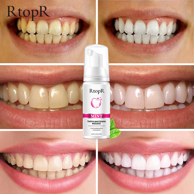 Mint Teeth Whitening Mousse Removal Macular Removal Smoke Stains Removal Dirt Brightening Clean Mouth Fresh Breath