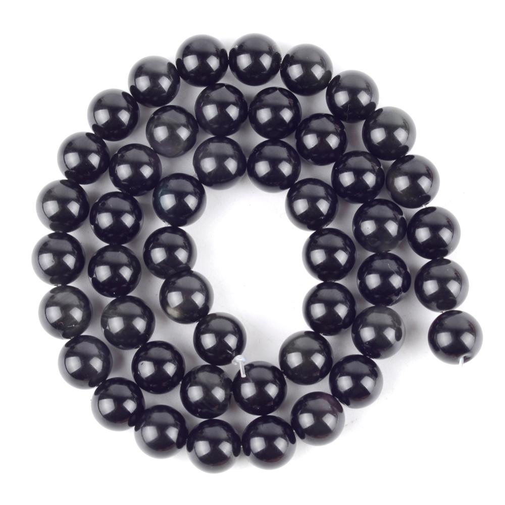 Obsidian Stone Beads