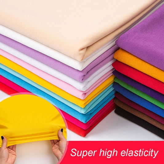 Stretchy Jersey Fabric For Diy Tops And Dress Casual Wear Cloth Sewing