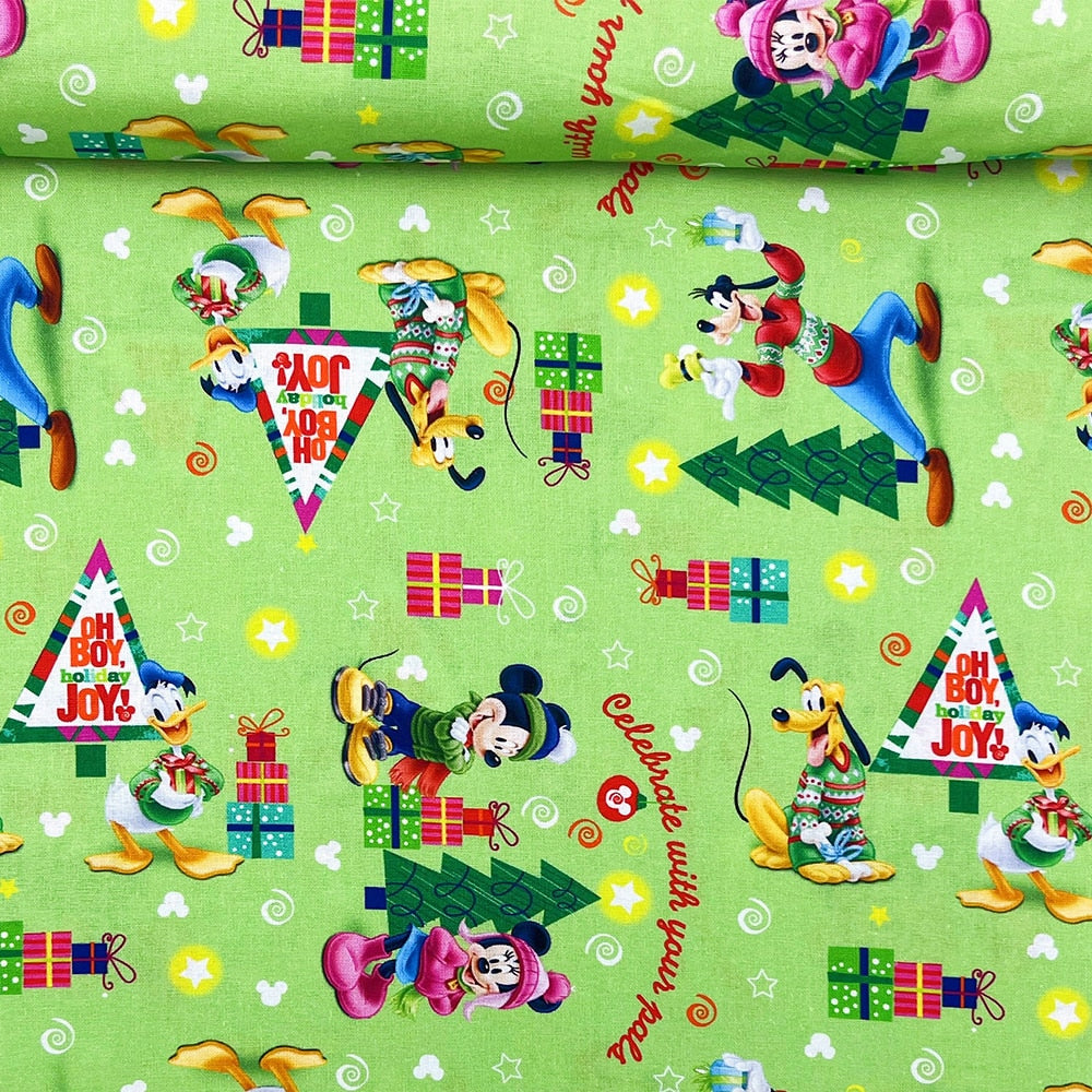 Wholesale Disney Cotton Fabric Per Half Meter Mickey