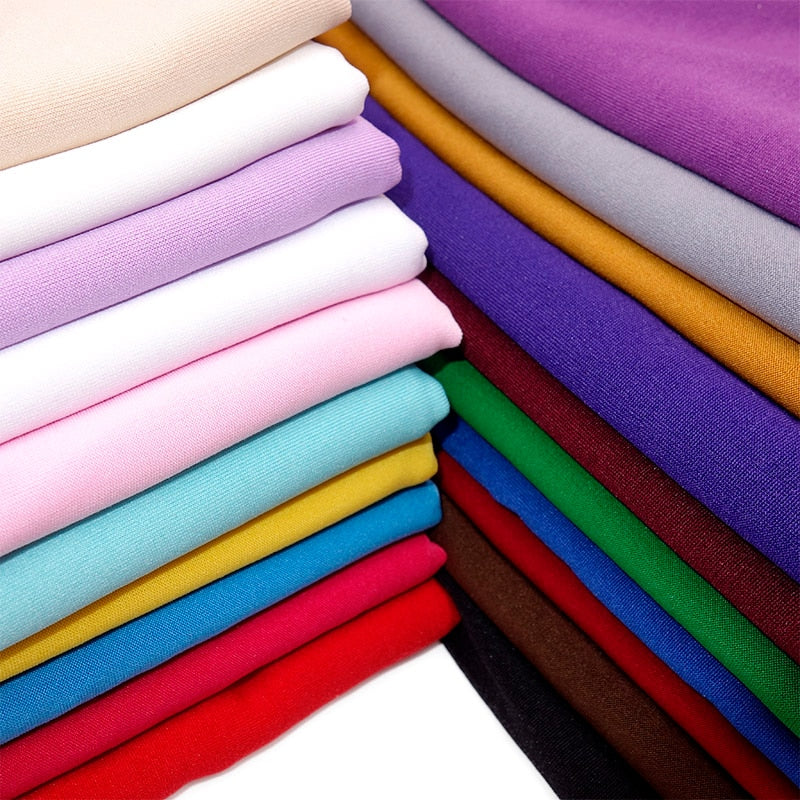 Stretchy Jersey Fabric For Diy Tops And Dress Casual Wear Cloth Sewing