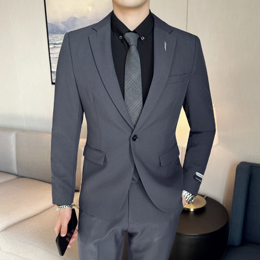 Men's wedding suit, slim business men's suit, office suit