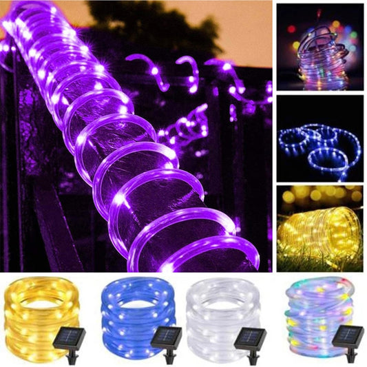 Solar Lights Tube Garland Light