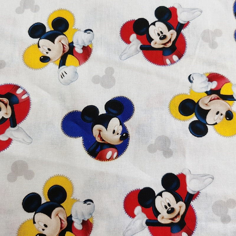 Wholesale Disney Cotton Fabric Per Half Meter Mickey