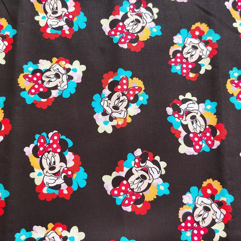 Wholesale Disney Cotton Fabric Per Half Meter Mickey