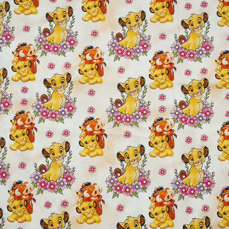 Wholesale Disney Cotton Fabric Per Half Meter Mickey