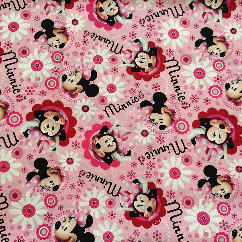 Wholesale Disney Cotton Fabric Per Half Meter Mickey