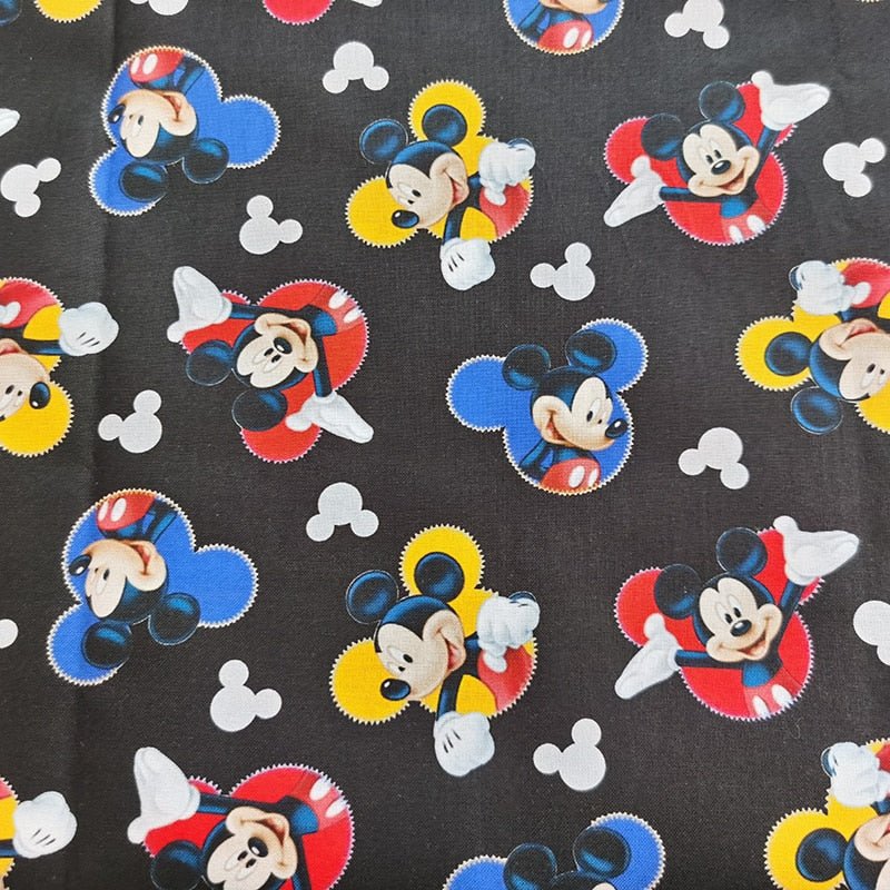 Wholesale Disney Cotton Fabric Per Half Meter Mickey