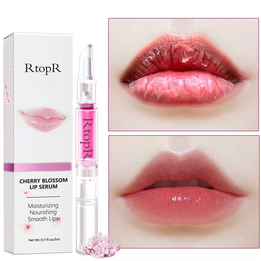 Moisturizing Lip Serum Lip Balm Reduce Fine Lines Lip Gloss Anti-Drying Pink Women Instant Lips Volumizing