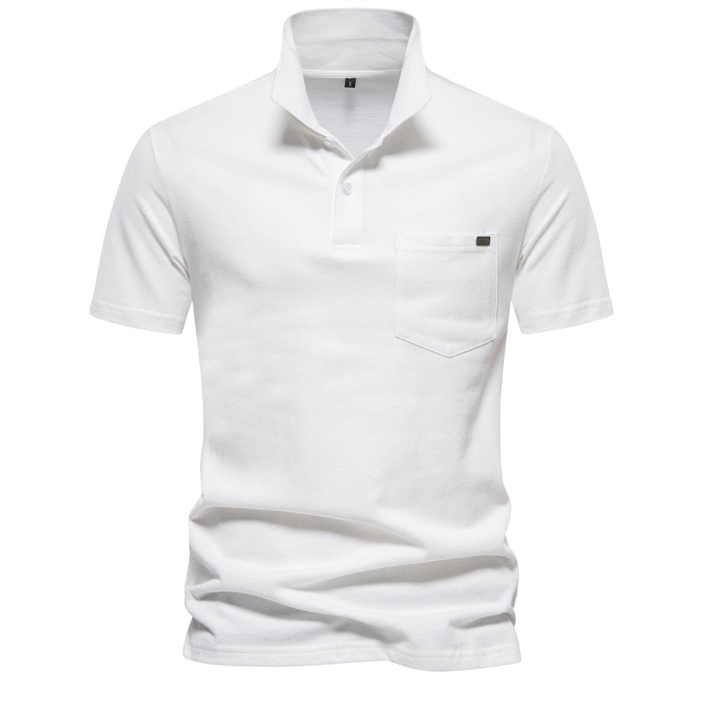 Polos Men's Summer Short Sleeve Breathable Golf Sports Polo